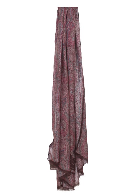 Shop ETRO  Sciarpa: Etro sciarpa stampa Paisley.
Sciarpa decorata da una stampa Paisley, caratterizzata da una bordatura piazzata ornamentale. La sciarpa è caratterizzata da un bordo sfrangiato.
Dimensioni: 70x170cm.
Composizione: 90% Modal 10% Cashmere.
Made in Italy.. 11777 9392-0100